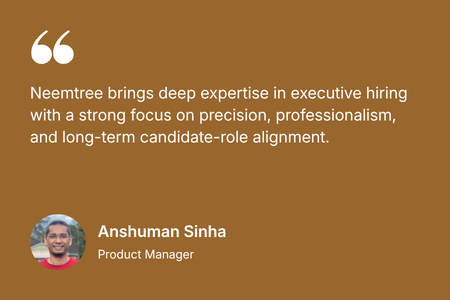 Neemtree stands out for its ability to quickly deliver high-quality, well-screened candidates aligned to hiring needs, especially for mid and senior-level roles. (1)